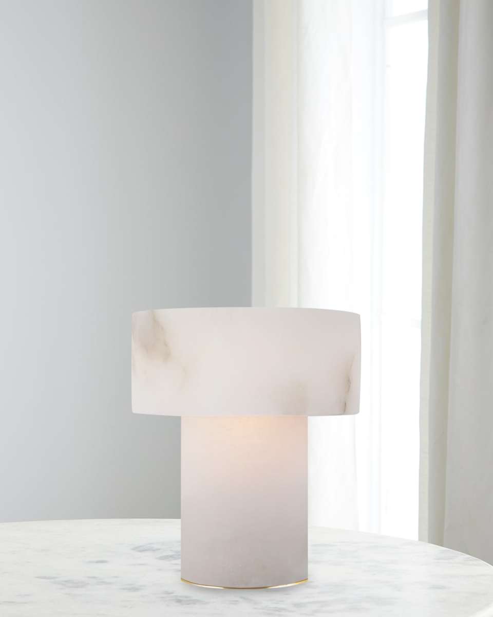 Una Alabaster Accent Lamp by Kelly Wearstler